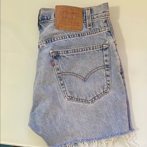 Levi's Denim Cutoff Shorts
